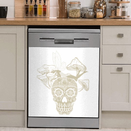 Fairy Dish Washer Covers, Fairycore Skull Skeleton And