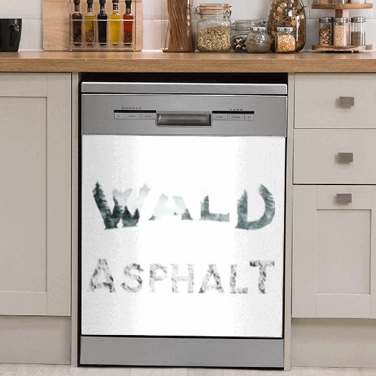 Forest Instead Of Asphalt Nature Dish Washer Covers