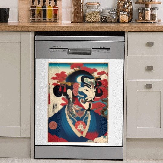 Yakuza Warriors of the Edo Night Dish Washer Covers