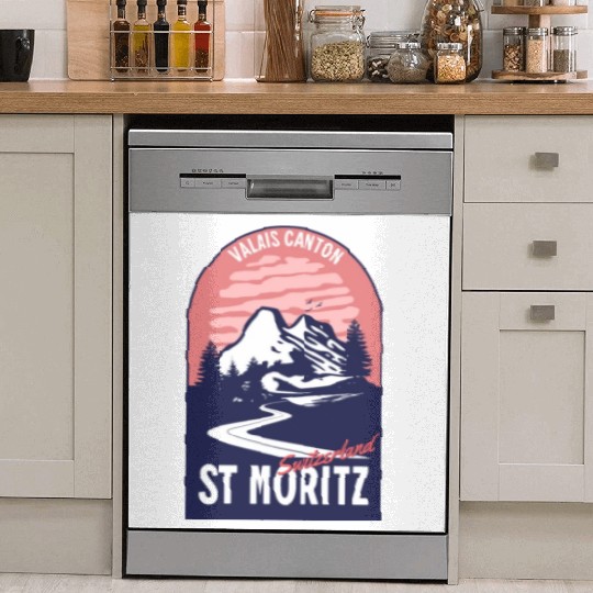 Saint Moritz Switzerland Valais Dish Washer Covers