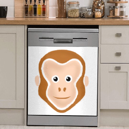 Monkey Face Adorable Dish Washer Covers
