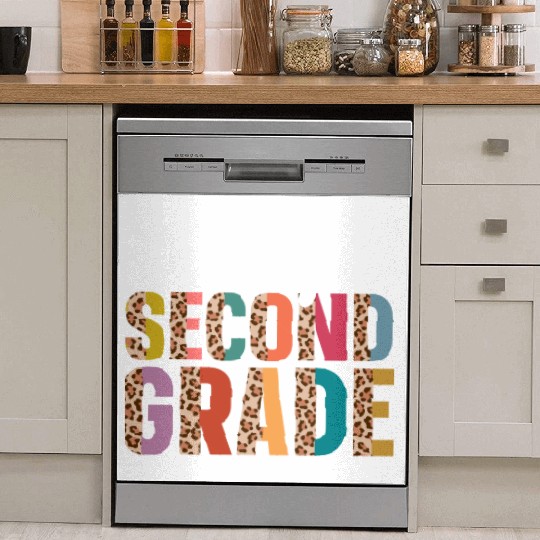 Oh Hey 2nd Second Grade Funny Back To School Dish Washer Covers
