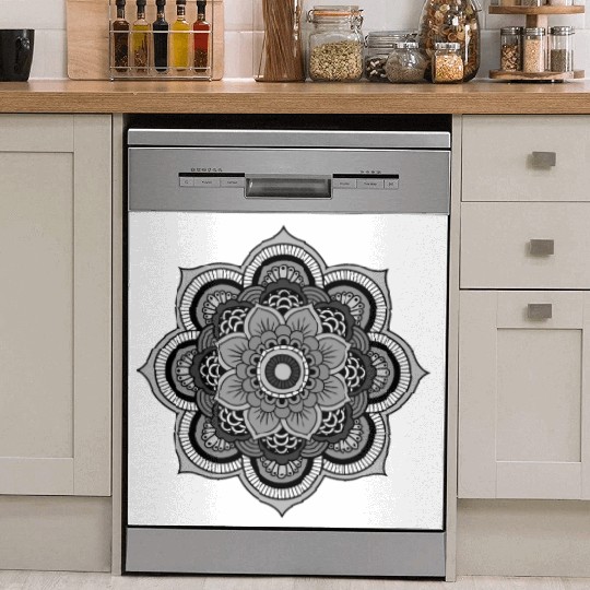 Colorful Mandala Pattern Modern 2 Dish Washer Covers