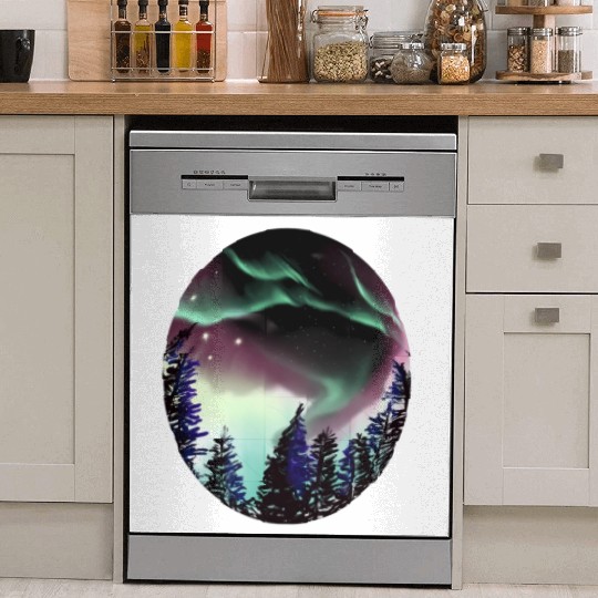 Northern Lights Aurora Borealis For Or Dish Washer Covers