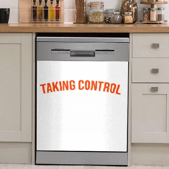 Taking Control I Geek Computer Nerd Dish Washer Covers