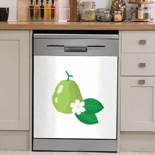 Guava With Flower And Leaves Dish Washer Covers