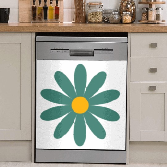 green daisy Dish Washer Covers