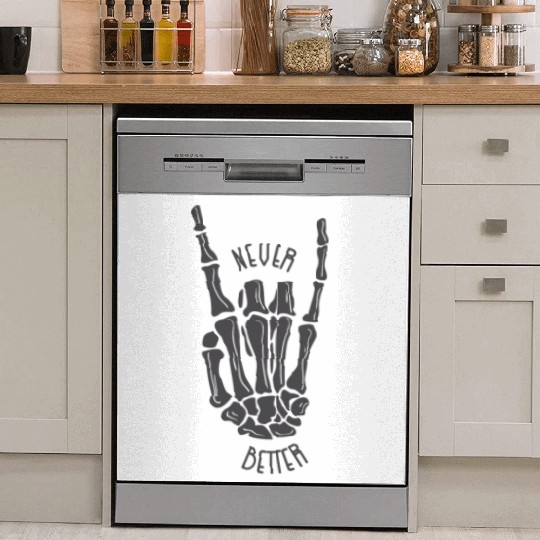 Never better skeleton Dish Washer Covers