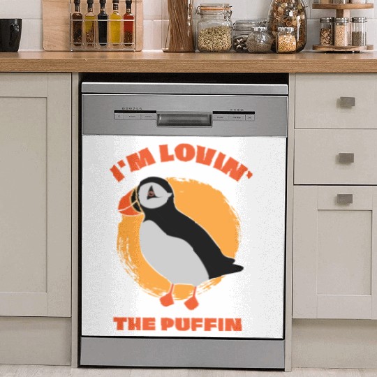 Lovin The Puffin Bird Lover Puffins Dish Washer Covers