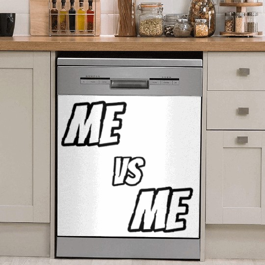 Me vs Me (white) Dish Washer Covers