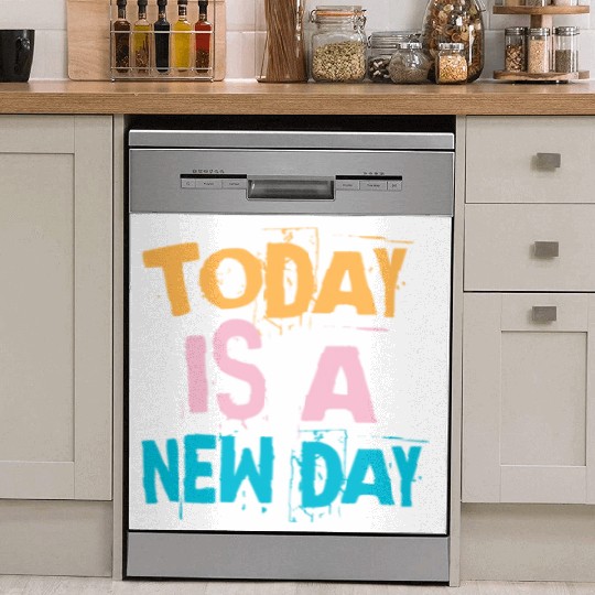 Today is a new day - Vintage Dish Washer Covers