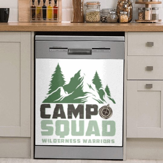 CAMP SQUAD WILDERNESS WARRIORS Dish Washer Covers