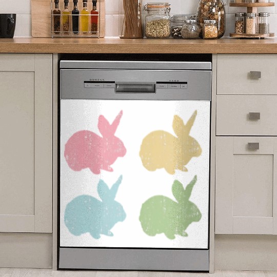 Easter Bunny Pastel Toddler Child Mom Dish Washer Covers