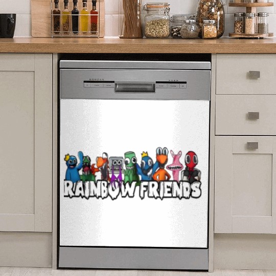 Rainbow Friends Dish Washer Covers