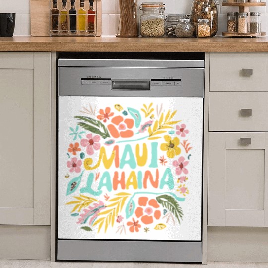 Maui Strong Lahaina Flower floral Dish Washer Covers