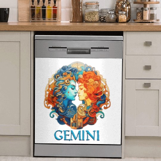 Embrace Your Gemini Identity: Gemini Zodiac Dish Washer Covers