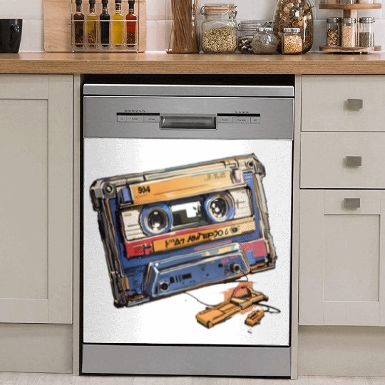 90s Nostalgia Cassette Dish Washer Covers