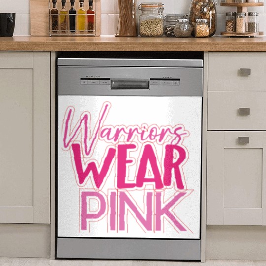 Warriors Wear Pink Dish Washer Covers