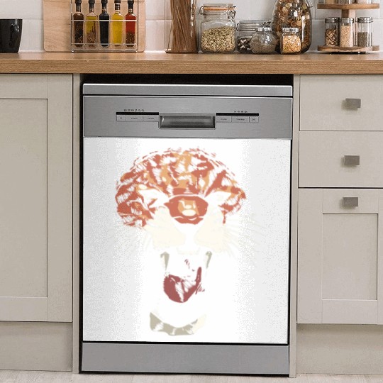 Angry Jaguar Zoologist Gift Dish Washer Covers
