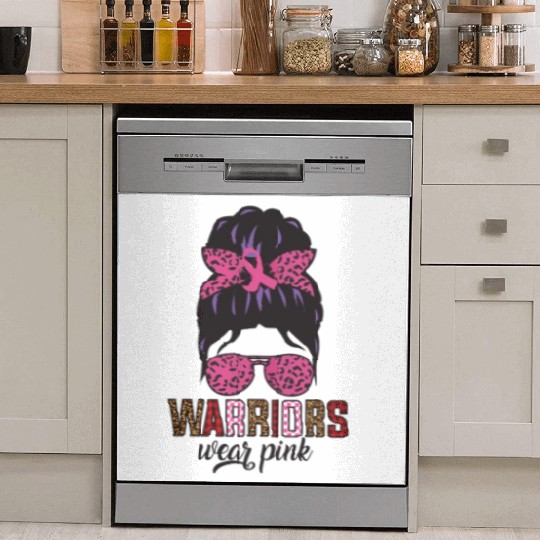Warriors Wear Pink Dish Washer Covers