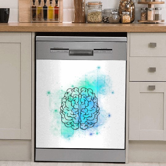 Back To School Brain Dish Washer Covers