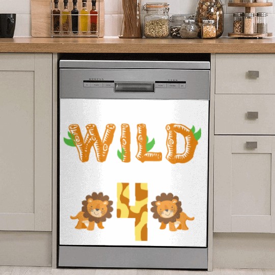 TURNING 4 BIRTHDAY Dish Washer Covers