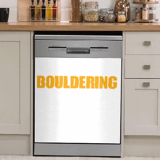 I'd Rather Be Bouldering Climbing Boulder Dish Washer Covers