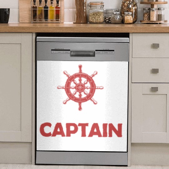 I'm The Captain Get Over It Yachting Pontoon Dish Washer Covers