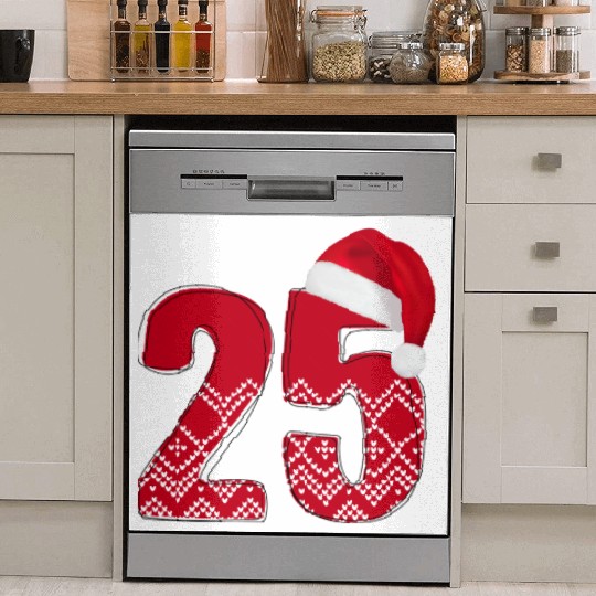 25th Wedding Anniversary / Twenty Five Years Dish Washer Covers