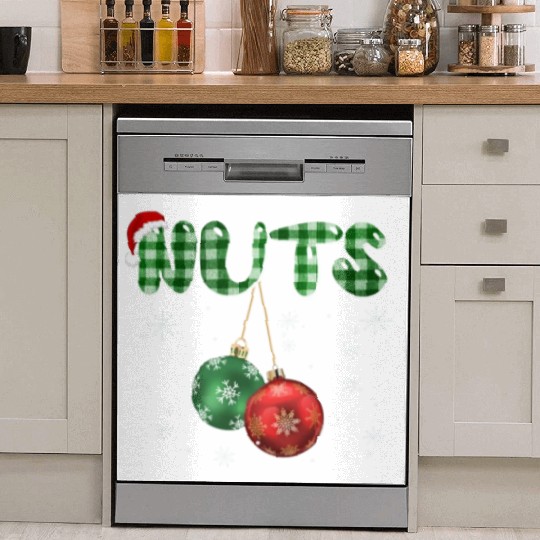 Chest Nuts Christmas Funny Couple Matching Dish Washer Covers