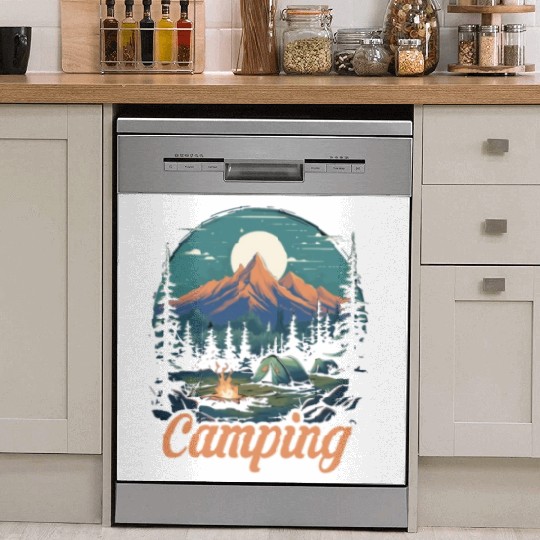 Forest nature trekking adventure Dish Washer Covers