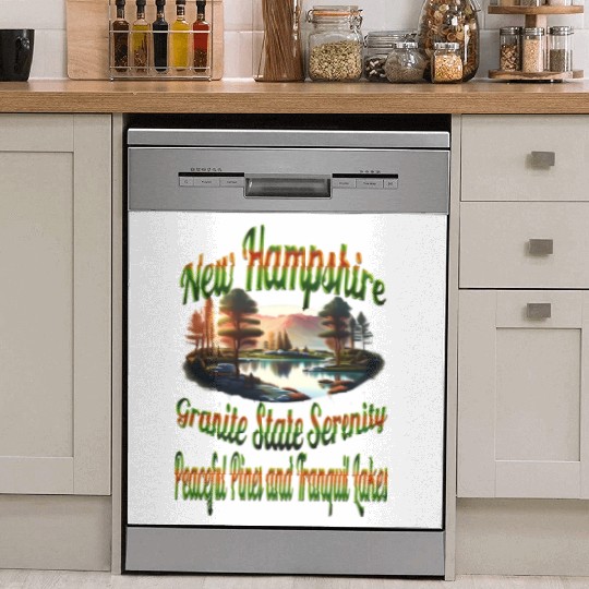 New Hampshire Granite State Serenity Dish Washer Covers
