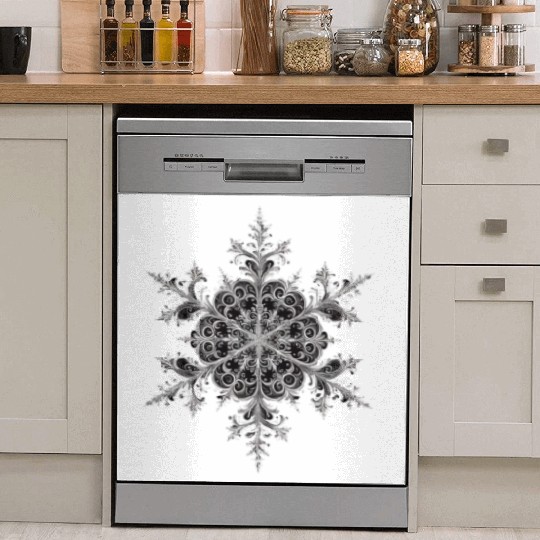 Baroque Snowflake Elegance Dish Washer Covers