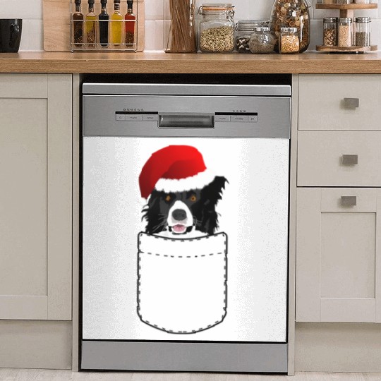 Pocket Border Collie Dish Washer Covers