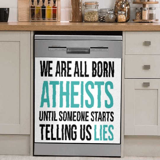 atheism science Dish Washer Covers