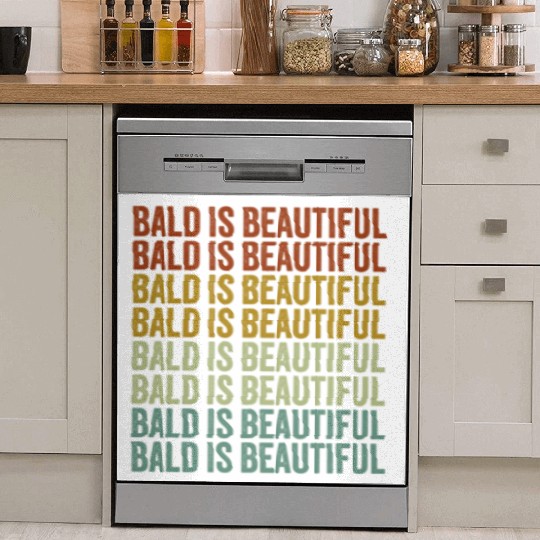 Bald Is Beautiful Dish Washer Covers
