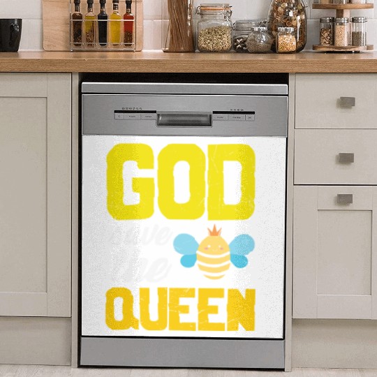 Earth Quote God Save The Queen Bee Dish Washer Covers