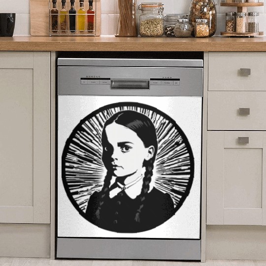 Wednesday Addams Dish Washer Covers