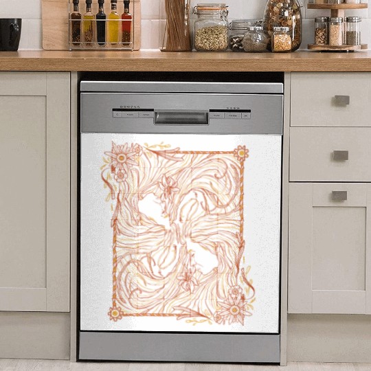 Gemini Steampunk Symmetry Dish Washer Covers