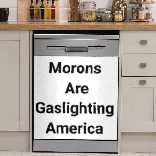 Morons Are Gaslighting Americans Dish Washer Covers