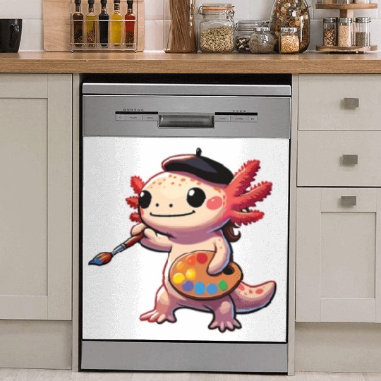Painter Art Artist Axolotl Dish Washer Covers