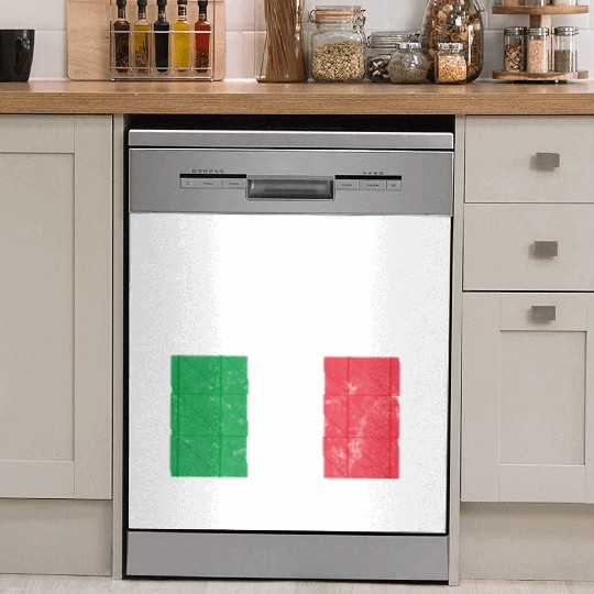 Pompeii Flag Italy Geology Dish Washer Covers