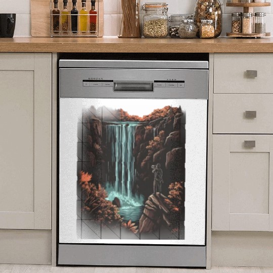 Photography Waterfall Nature Photographer Camera Dish Washer Covers