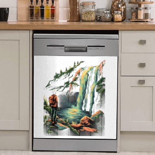 Photography Waterfall Nature Photographer Camera Dish Washer Covers