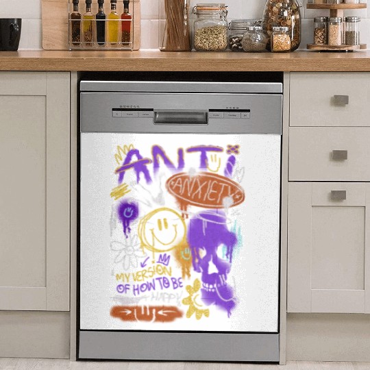 Anti-Anxiety Brutalism Dish Washer Covers