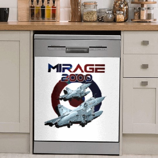 Dassault Mirage 2000 French Vintage Multi-Role Fig Dish Washer Covers