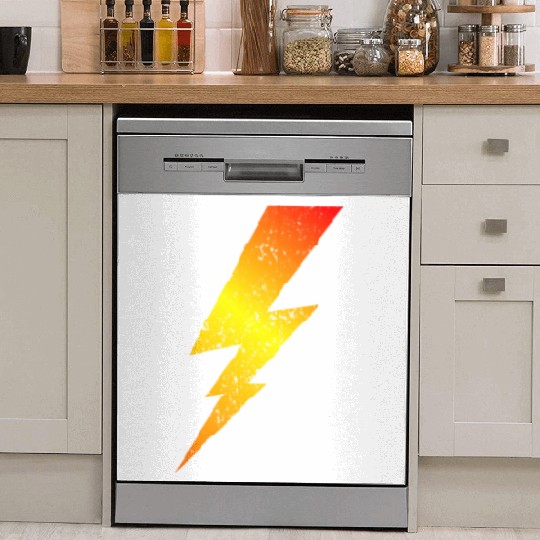 Fire Bolt Lightning | Bolt Graphic Dish Washer Covers