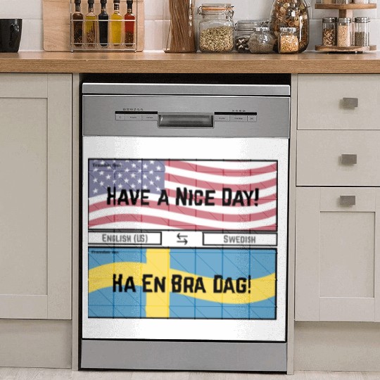 Have a Nice Day! Dish Washer Covers