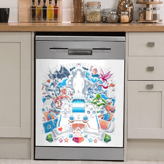 Gamer's Galaxy Dish Washer Covers