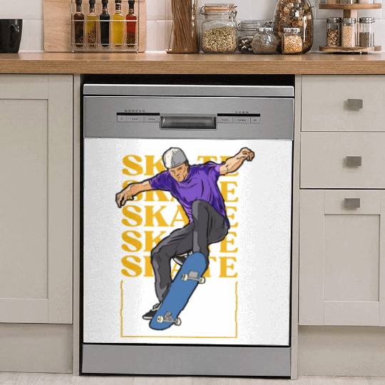 Skateboard 5 Dish Washer Covers
